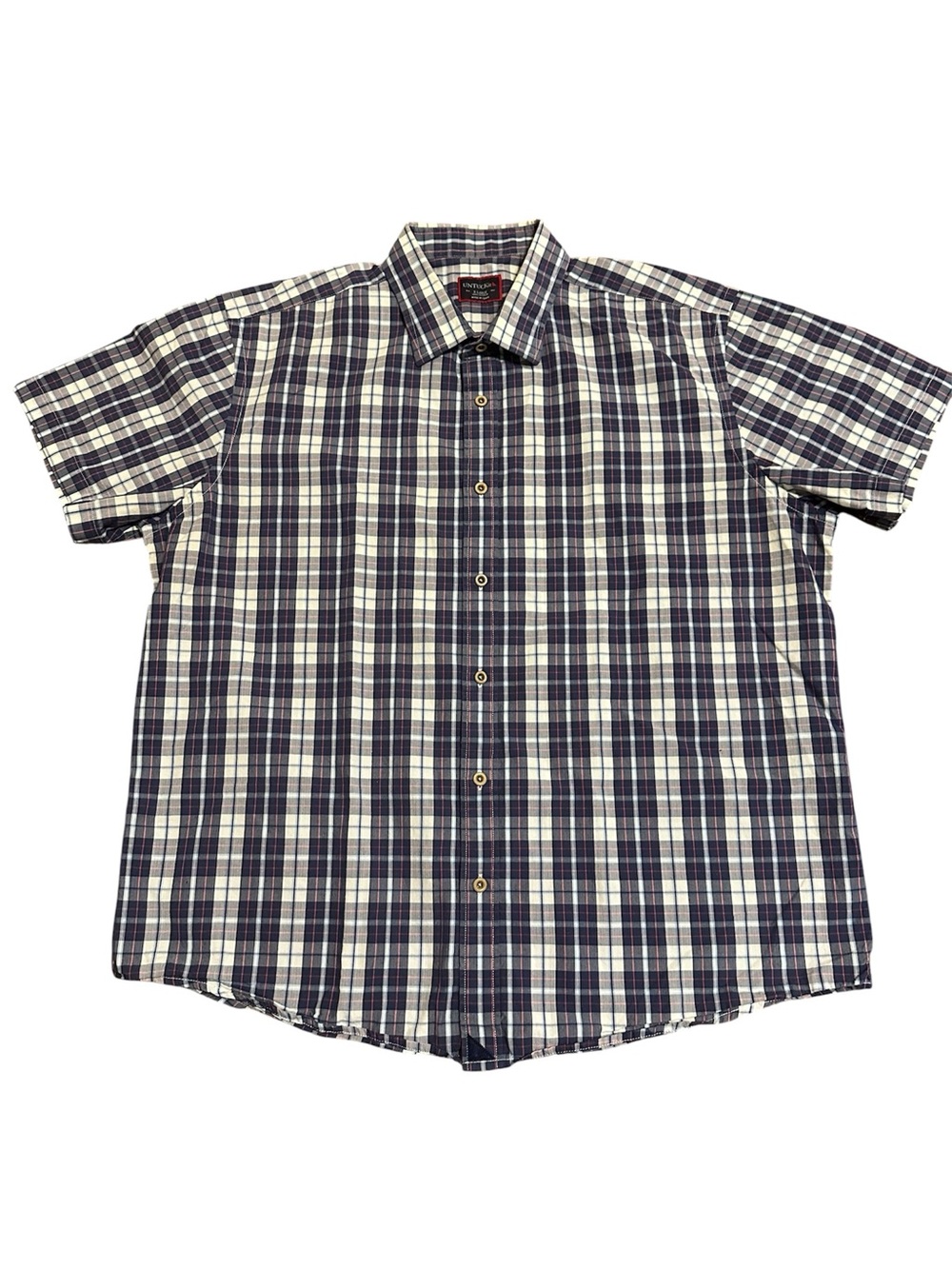 UNTUCKit men’s short-sleeved button-down shirt size XL